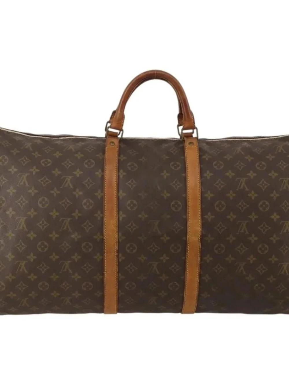 LOUIS VUITTON Monogram Keepall Bandouliere 60 Boston Bag M41412 LV Auth 187517